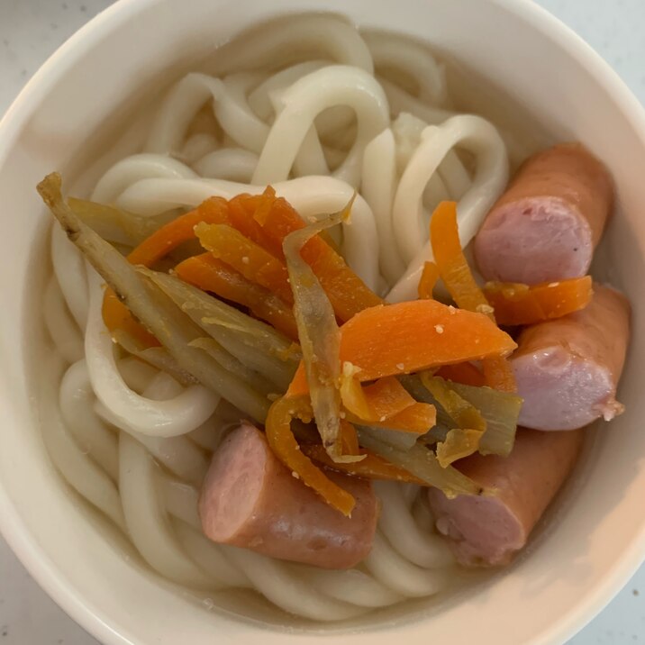 きんぴらうどん